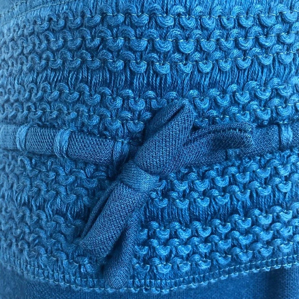 Vintage Henry Rosenfeld Skirt & Top Sweater Knit 50's Outfit Matching Set Blue - Picture 3 of 16